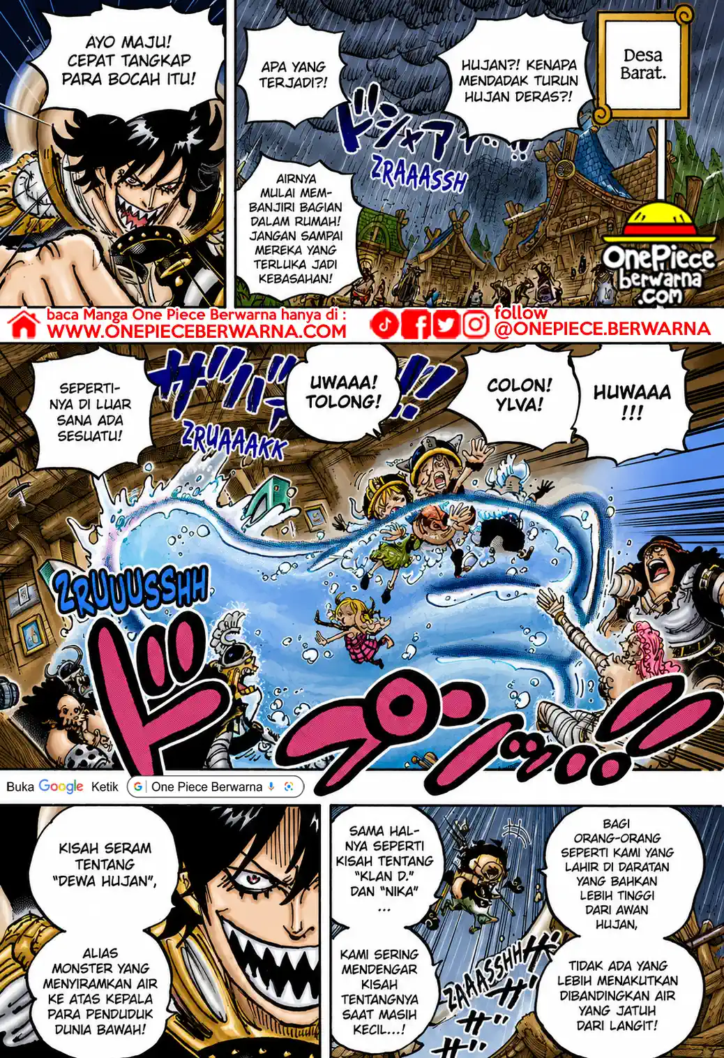 One Piece berwarna 1182 1183 1184 bahasa indonesia